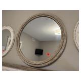 (middle) round mirror