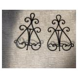 Wrought iron easels (2)