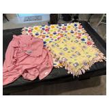 Tie throw blankets, pink Snuggie
