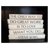 Steve Jobs decorative inspiration books