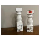 Joy, Noel candlesticks