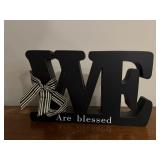 WE are blessed decor