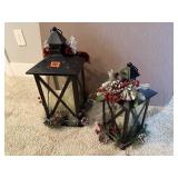 Christmas decorated lanterns (2)