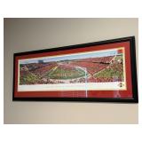 Cy/Hawk game commemorative artwork