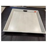White ottoman tray