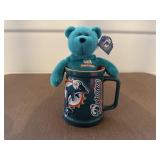 Miami Dolphins mug, plush toy