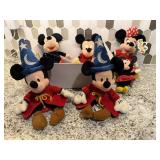 Plush Mickey, Minnie Mouse toys