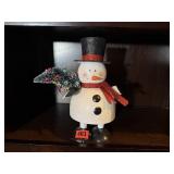 Metal decorative snowman