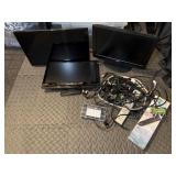 Electronics lots, Sanyo & Sansui 18' televisions,