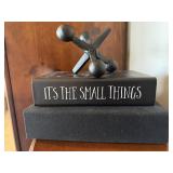 Stacking storage books, decorative jack