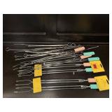 Roasting forks, skewers