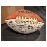 Autographed football