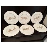 Wooden Grateful, Thankful, Blessed chargers (6)