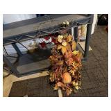 Wire pumpkin floral spray