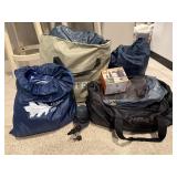 Air mattresses (4), pumps