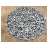Round floor rug