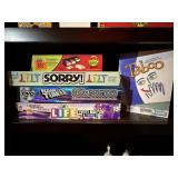 Board games, Sorry, Life, Taboo