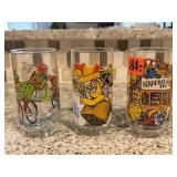 1980's Muppets drinking glasses (3)