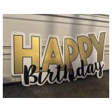 Happy Birthday yard sign