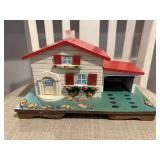 Vintage musical jewlry box, Girl Scout pins