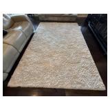 Eyelash shag area rug