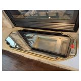 Gold mirrored tray