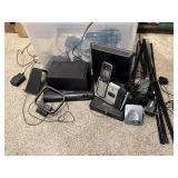 Electronics lot, cordless telephone, wifi routers