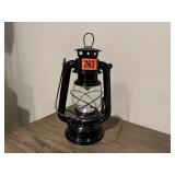 Black battery operated lantern