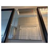 (middle) beveled wall mirror