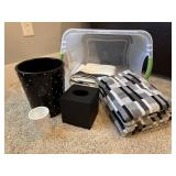 Bath accessories, towels