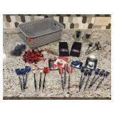 Assorted darts, Budweiser, Bud Light