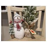 Snowman, Christmas tree