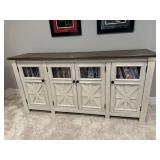 Modern Farmhouse cabinet, no contents included