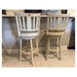 Padded bar stools (2)