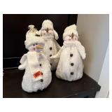 Plush snowmen (3)