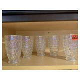 Iridescent drinking glasses (5)