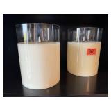 Battery operated wick candles (2)