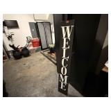 5' Welcome porch sign