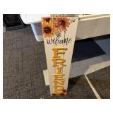 Welcome Friends porch sign