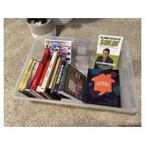 Self help, sales, finance books, DVDs, audio books