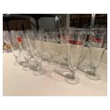 Beer pilsner stemmed glasses (9)
