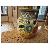 Italian pottery vase
