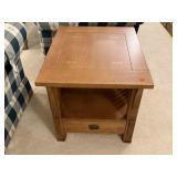 Mission style end table