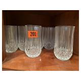 Crystal drinking glasses (17)