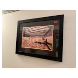 Autographed Iowa Hawkeyes artwork