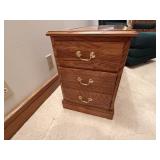 Storage end table