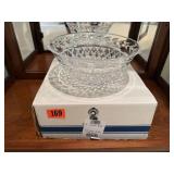Crystal serving bowl