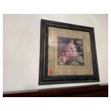 Lilac floral artwork