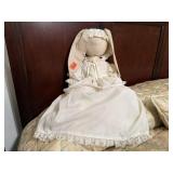 Amish plush rabbit