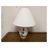 Painted table lamp